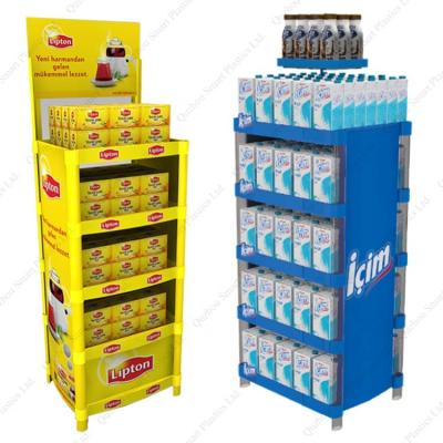 China Advertising universal plastic display rack to advertise point-of-purchase display racks for trait for sale