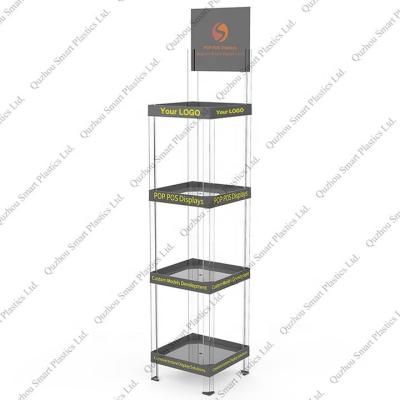 China Advertising Motor Oils And Lubricant Hardware Store Display Rack Par Rack Plastic Material Racks 2 Liter Bottle Display Rack for sale