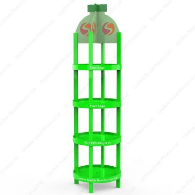 China Advertising auto parts motor oil plastic display rack/motor oil plastic display rack/lubricating oil plastic display rack for sale