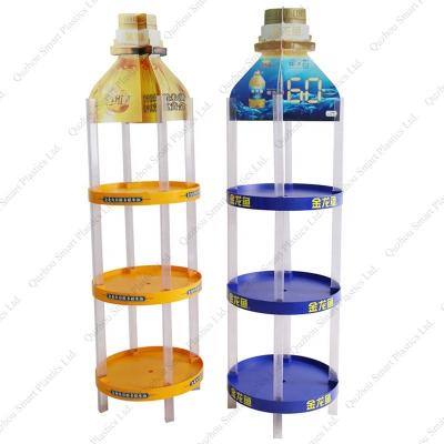 China Advertising Supermarket Display Rack Display Rack For Beverage For Pepsi Soda Bottle Display Rack for sale