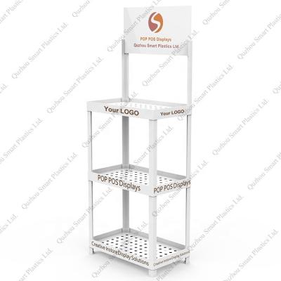 China Advertising showroom motor oil free merchandising racks lubricating oil additive display rack for promotion for sale