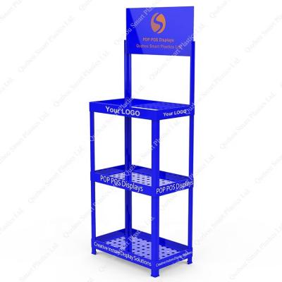 China Advertising Rack Food Shelf Merchandiser Jams Bottle Liquor Display Stand Plastic Bottle Rack for sale