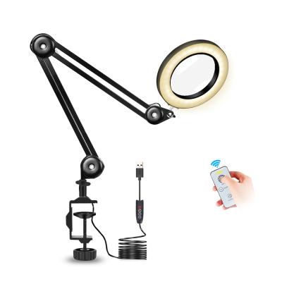 China Protect Eyes MAIXI 6XB-5B-LAMP NO--Spring Cantilever Magnifier for Reading, Crafts for sale