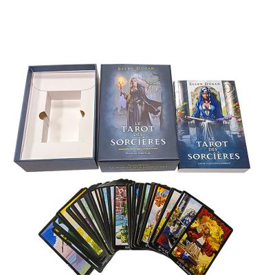 China Plastic Modern Witch Tarot Decks Printed Paper Cards With Book Playing Oracle Cards Tarot Deck Witchcraft Tarot for sale