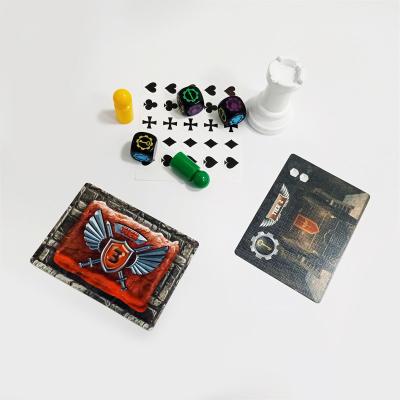 China Entertainment Making Pieces Card Custom Printing Board Game for sale