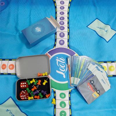 China Entertainment Customized Different Types Ludo Board Game Set Chinese Urban Hunting Board Game Dice Pop Games Factory for sale