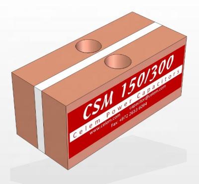 China High Power Low Esr High Frequency Conduction-Cooled Power Converters CSM 150/200 Capacitor for sale