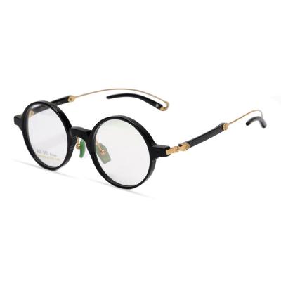 China Korean Designed Unisex Retro Fashion Glasses Acetate Square Optical Frame Eye Glasses for sale