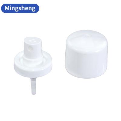 China Non Spill Cosmetic Cap 32mm Full Snap On Fine Mist Crimp Mist Spray For Sunscreen for sale