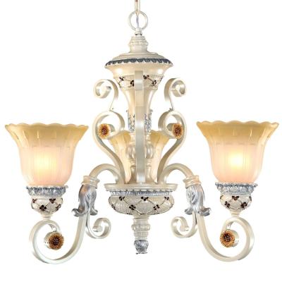 China 3-Light Sterling Estate Ceiling Light Fixture Brass Chandelier for sale