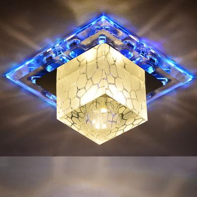 China LED crystal aisle ceiling light luminarias home decoration entrance lights led corridor for sale