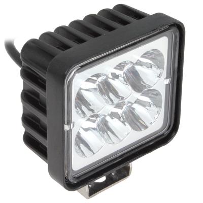 China 3 Inch 12V / 24V 18W Waterproof 6000K Off road LED Work light for Tractor Boat 4WD Offroad for sale