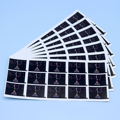 China Waterproof Wholesale Square Vinyl Luminous Black Stickers for sale