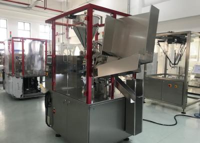 China Máquina de rellenar del tubo automático amistoso de Eco 60 pedazos/sistema de calefacción caliente mínimo del arma en venta