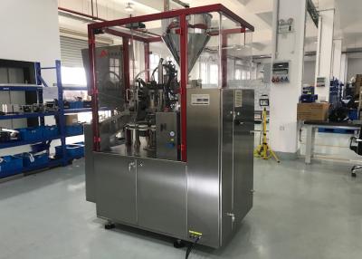 China Máquina de embotellado cosmética del PLC, longitud 50-253m m de la máquina de rellenar del ungüento en venta