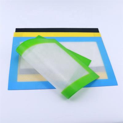 China 31*20cm Kitchen Mats With Fiber Glass Wire Anti-Tear Silicone Non-Stick Rolling Mat Customizable Viable for sale