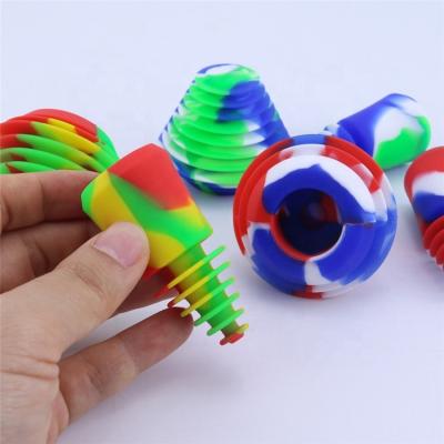 China Morden Difference Sizes Custom 3 Pieces Smoke Set Original Silicone Stopper Bottle Smoking Accessories for sale