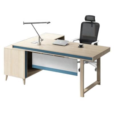 China Hot Selling Executive Melamine Office Desk Furniture Expandable Executive Wood Table for sale