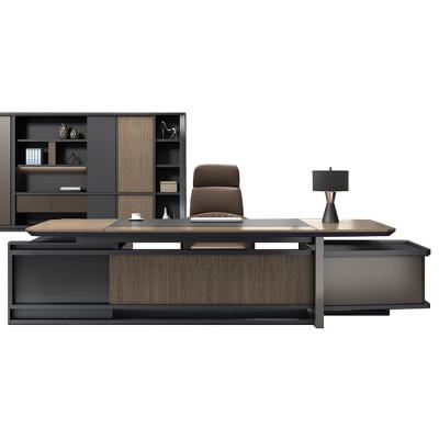 China HIGH END American style office furniture wood furniture table executive luxury CEO desk for sale