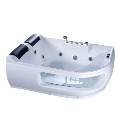 China Double Body Massage Whirlpool Bathtubs , Whirlpool Triangle Bathtub For Fat People for sale