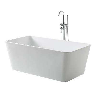 China Square Freestanding Sanitary Modern Freestanding Bathtub Ware Acrylic Bathtub (8012) for sale