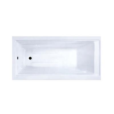 China Body Soaking Cheapest Ningjie Fiberglass Acrylic Embedded Bathtub for sale