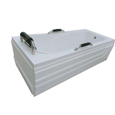 China Ningjie Bathroom Japan Acrylic Single Apron Double Body Soaking Bathtub (309B) for sale