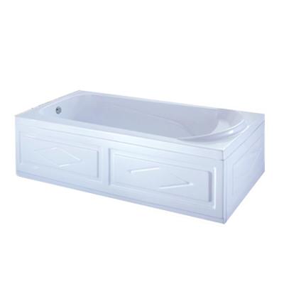 China Double Skirt Hotel Saudi Arabia Double Apron Side Commercial Bathtub (Left Skirt) (418) for sale