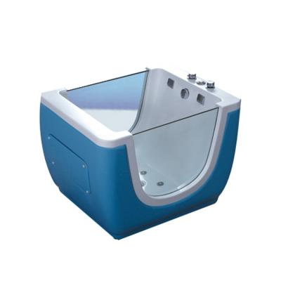 China Color Acrylic Air Bubble Whirlpool Baby Bathtub Massage Kids Free Bath for sale