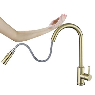 China New Design Touch Sensor Kitchen Basin Sink Water Mixer Metered Faucets Mixer Tap for sale