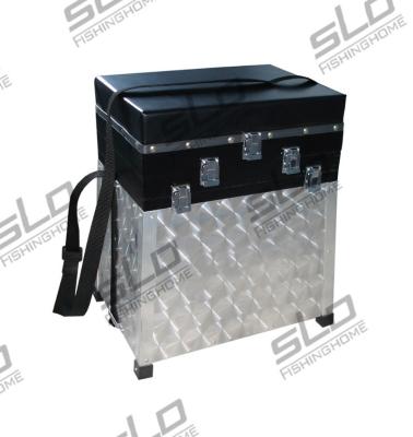 China Aluminum Clad Aluminum Storage Seat Fishing Box With Drawers And Base Situation For Fishing for sale