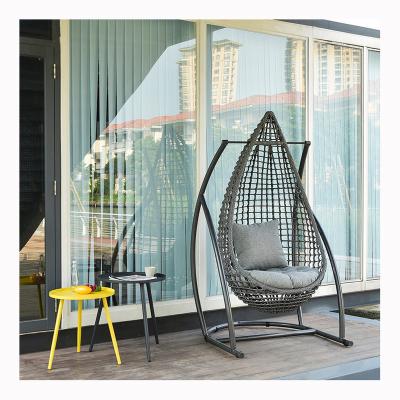 China OEM Modern Stylish Outdoor Metal Best Seller Hanging Basket Chair For Villa for sale