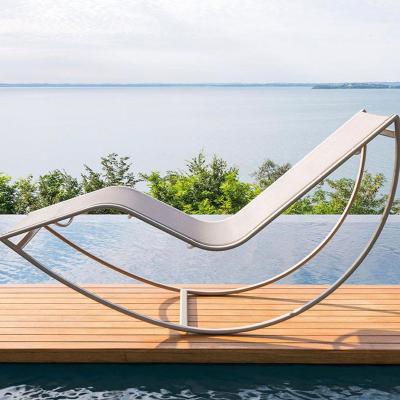 China Modern Poolside Chaise Sun Loungers Outdoor Furniture Beach Bed, Stacking Sun Sofa for sale