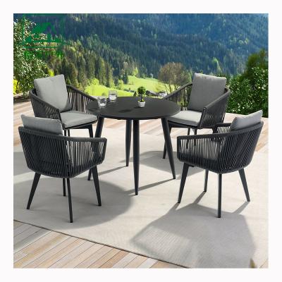 China Contemporary Top Quality Customization Woven Outdoor Rattan Seating With Table for sale