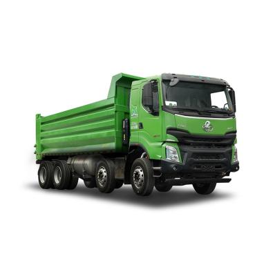 China China manufacture professional mini dump garbage truck sale euro5 dump truck tipper H7 8x4 dump truck > 8L for sale