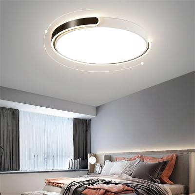 China Nordic Contemporary Round Lamps Golden Ceiling Light Fixtures Simple Outdoor Mounted LED Home For Bed Living Room for sale