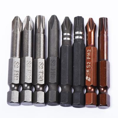 China Household Environmental Home Tool 10pcs S2 Magnetic Screwdriver Bit Set for sale