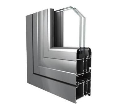 China Industrial Window Decorations GL-65 Aluminum Window Door Profile Custom Aluminum Window Door Profiles for sale