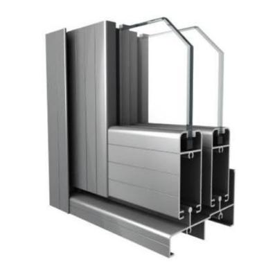 China YY-88 Decorations Aluminum Frame Extrusion Simple Design Sliding Window Aluminum Profile for sale