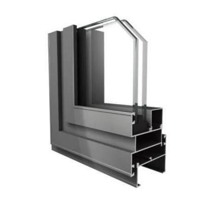 China YY-JS50 Decorations Aluminum Frame Frame Profile Window Door Extruded Aluminum Profile for sale