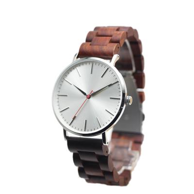 China Water Resistant Hot Sale Business Minimalist Sandal Strap Red Quartz Watch For Men for sale