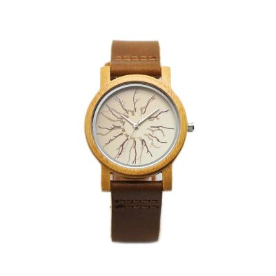 China High Quality Custom Made Water Resistant OEM Quartz Bamboo Luxury Personalized Watch For Woman for sale