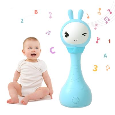 China Knowledge Enlightenment Alilo Story Music Electronic Baby Study Baby Story Box Animal Kids Play Teether Silicone Baby Ratchet Interactive Toys For Children for sale