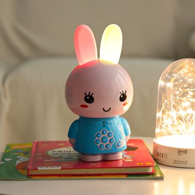 China Alilo Bunny Colorful Early Educational Lights Chewable Ears Entertainment Storyteller Teether Kids Toys for sale