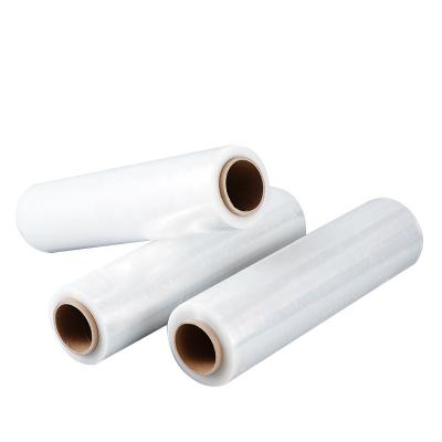 China Lldpe Roll Protective Film Lldpe Stretch Wrap Glossy Transparent Moisture Proof Packaging Film for sale