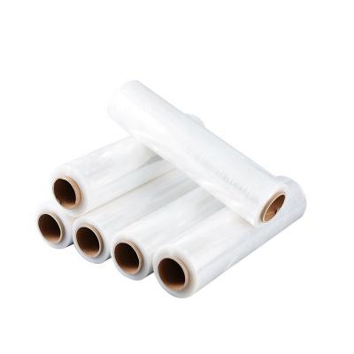 China Wholesale cheap LDPE LLDPE packaging factory manufacturing price jumbo roll hand pe stretch film moisture proof for sale