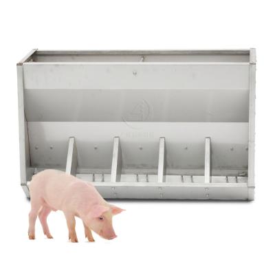 China Easily Assembled Cheap Automatic Pig Farm Feeders Stainless Steel Hog Feeder Pig Trough for sale