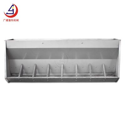 China New 2021 Easily Assembled Stainless Steel Fatten 9 Hole Single Feeder Hog Automatic Pig Feeder for sale