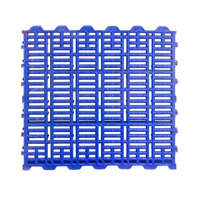 China Easily Assembled 2021 Hot Plastic Slat Crates Pig Equipment Plastic Farrowing Floor for sale