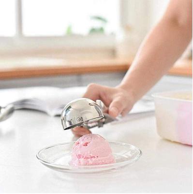 China New Product 304 Stainless Steel 3pcs Ice Cream Scoop Viable Hot Ice Cream Scoopers Cookie Spoon Set for sale